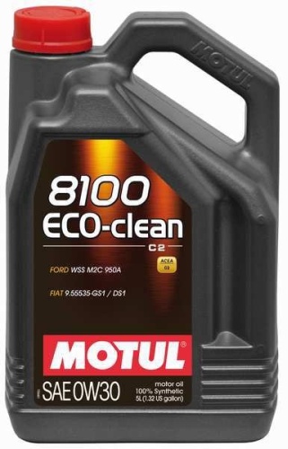 Синтетическое Motul 8100 ECO-clean 0W-30 5 л