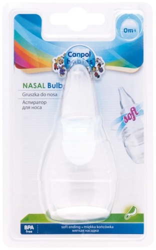 Аспиратор Canpol babies силикон вакуумный