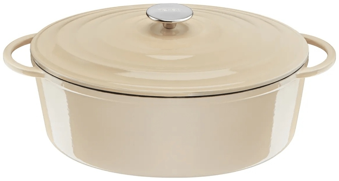 Кастрюля 7.2 л, Tefal Lov E2590604 чугун