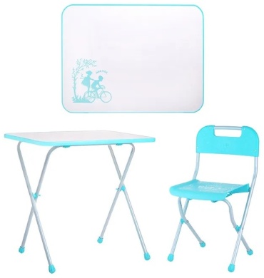 Nika 4620032743070 комплект, 60x45x58 см, бирюзовый, белый