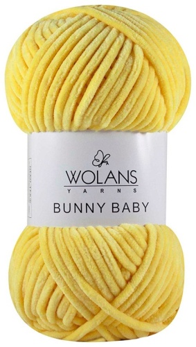 Моток WOLANS Bunny Baby 100-14 Желтый 120 м 100 г