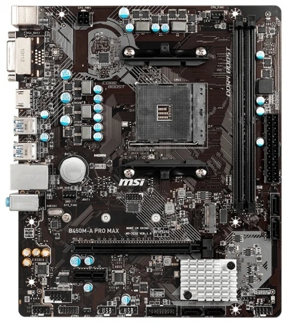 Материнская плата MSI B450M-A PRO MAX