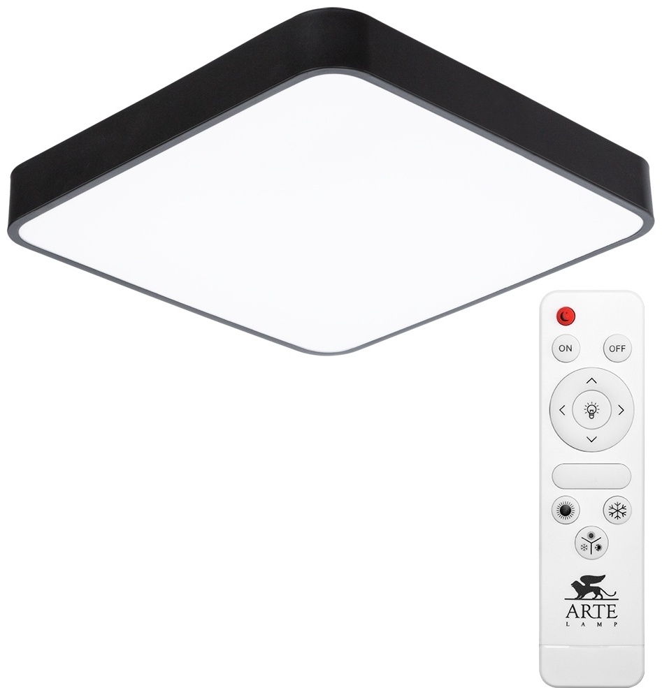 Светильник потолочный Arte Lamp LED 55 Вт черный, белый