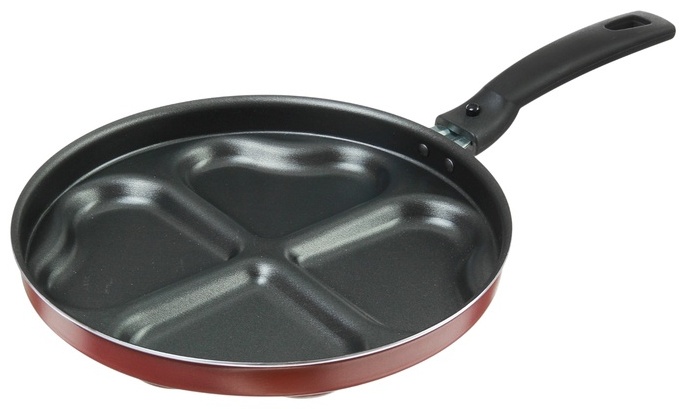 Сковорода порционная Staub Happy Heart 26 см , алюминий
