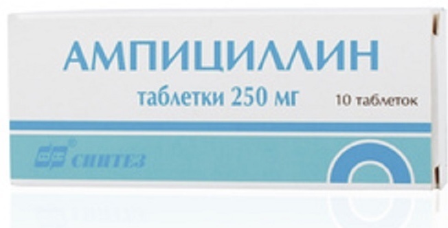 Ампициллин таблетки фото Купить Ампициллина тригидрат таблетки 0.25 мг 10 шт в Алматы - Магазин на Kaspi.