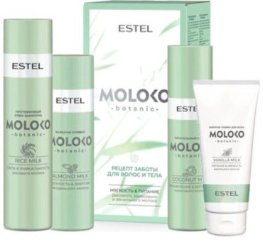 ESTEL PROFESSIONAL Moloko Botanic набор по уходу за волосами и телом для женщин