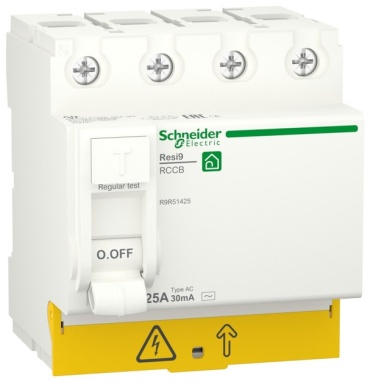 Дифференциальный автомат Schneider Electric C 25 30 мА класс AC
