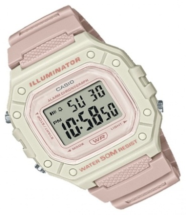 Кварцевые CASIO W-218HC-4A2VDF пластик