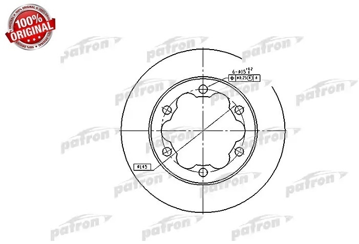 Диски PATRON задние PBD4089
