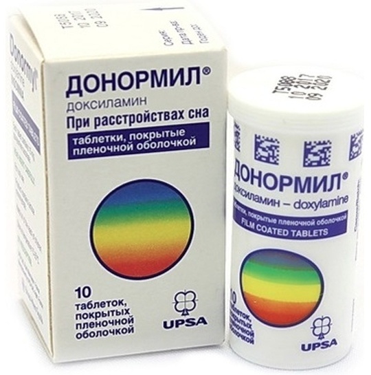 ДОНОРМИЛ 15мг N10 таб п.о.