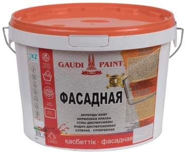 Gaudi Paint водно-дисперсионная Фасадная 10 кг, белый
