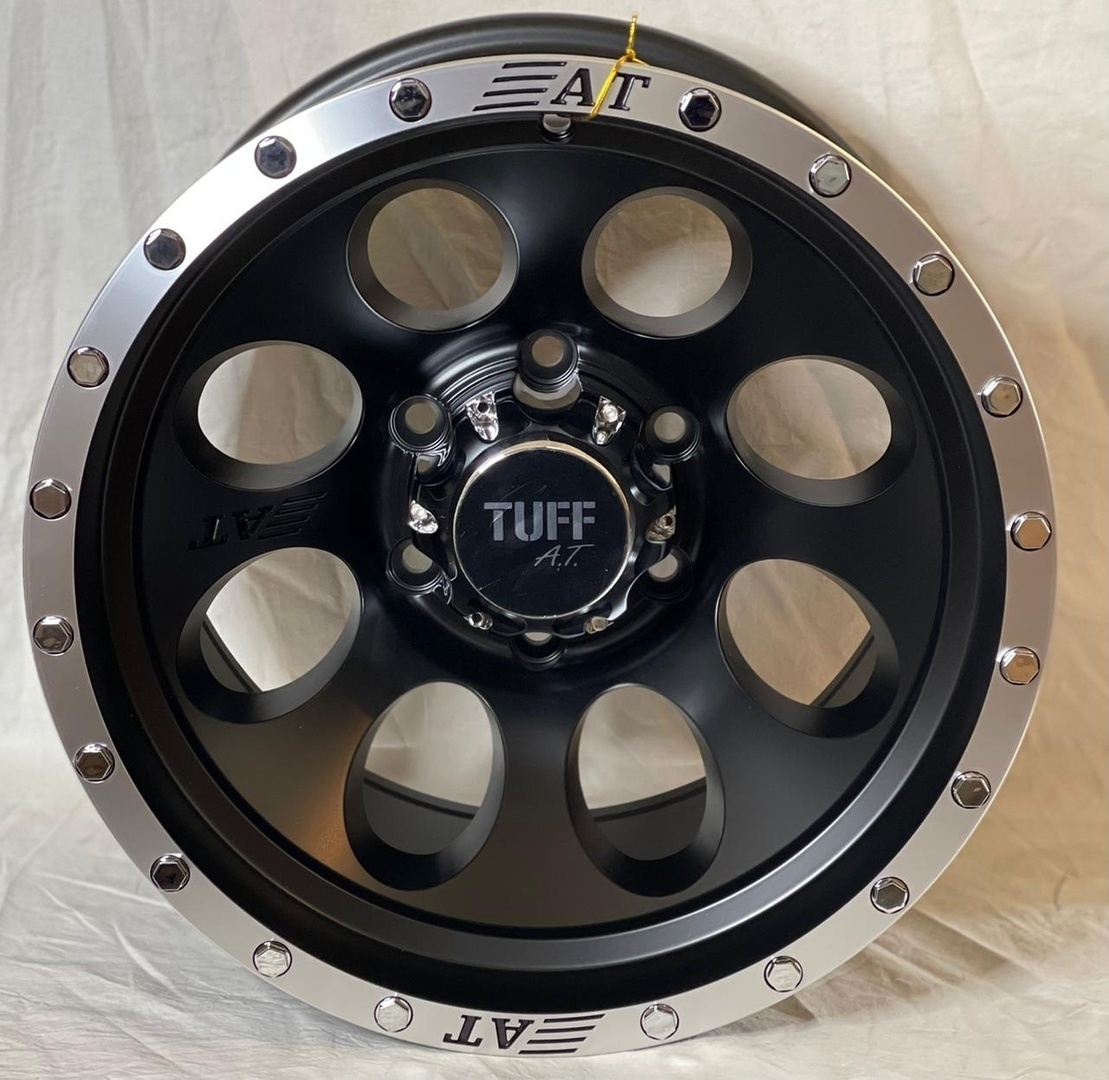 Wheels BK5187 8.5x16/6x139.7 D110.1 ET-15 черный, серебристый