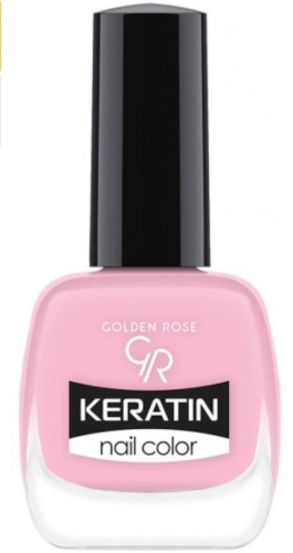 GOLDEN ROSE лак Keratin Nail 25 светло-розовый 10.5 мл