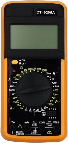 Мультиметр DT-9205A, цифровой