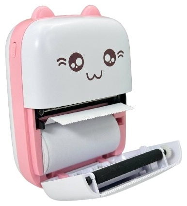 Компактный фотопринтер Portable Mini Printer белый