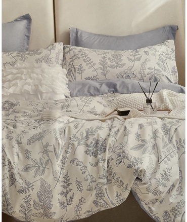 Комплект Dantela Vita Floral Reverie 2-спальный хлопок, сатин, 2 наволочки: 48x74 см