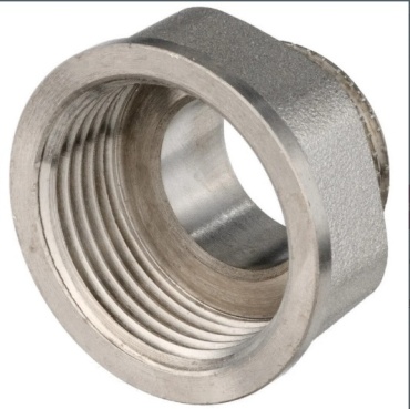 Koer переходник 1/2"х3/8", латунь никелированная, 1 шт