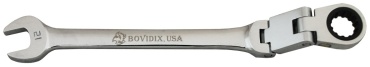 Bovidix ключ комбинированный трещоточный шарнирный 12 мм 6160712, 1 шт
