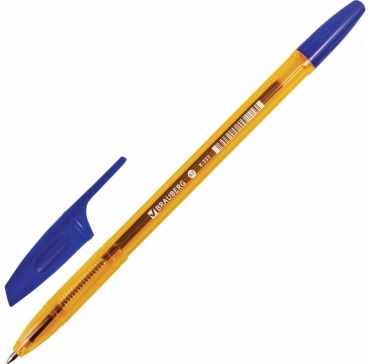 Ручка шариковая Brauberg 142832 1 шт, 0.7 мм, цвет чернил синий