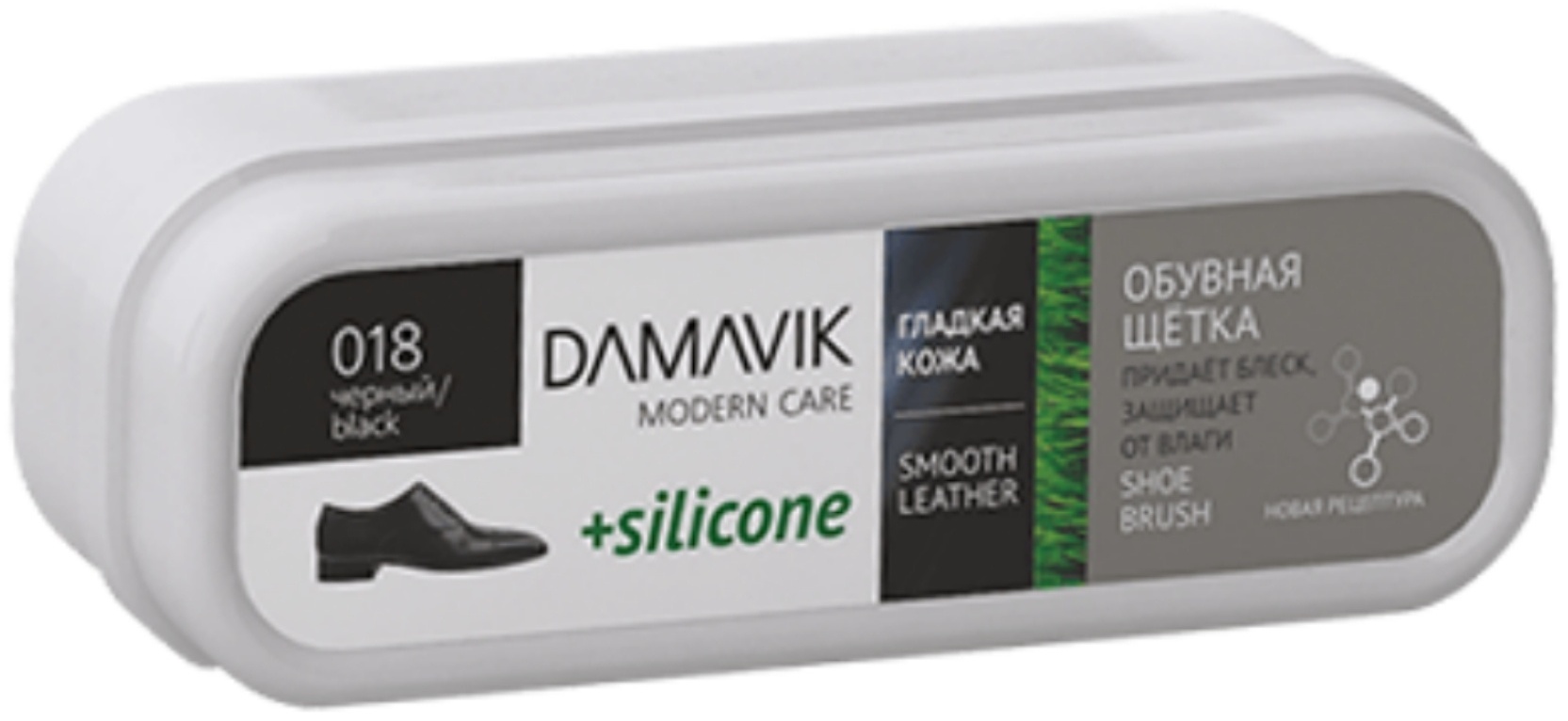 Damavik щетка (губка) Modern Care + Silicone черный