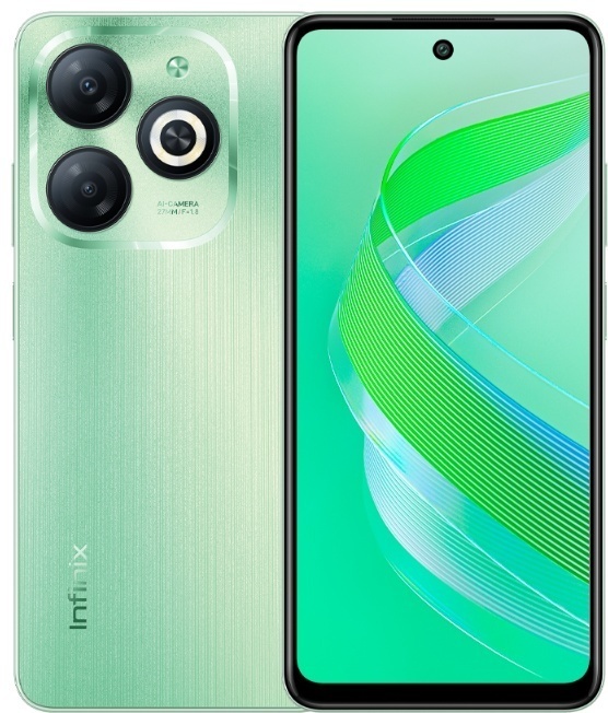Купить Смартфон Infinix SMART 8 4 ГБ/128 ГБ зеленый в Алматы – Магазин ...