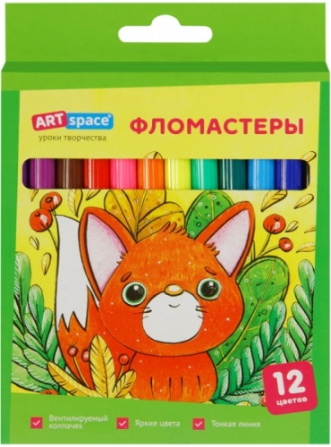 Фломастер ArtSpace 12 шт