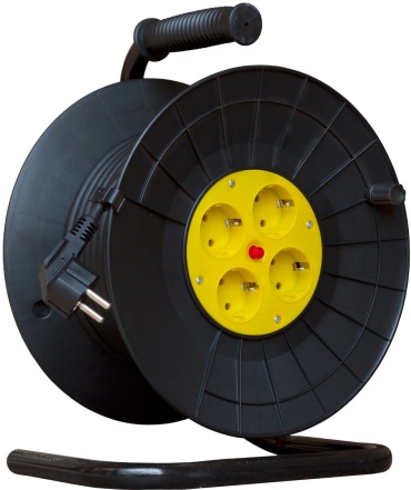 Удлинитель на катушке Forte У-25-2.5-Rubber, 25 м