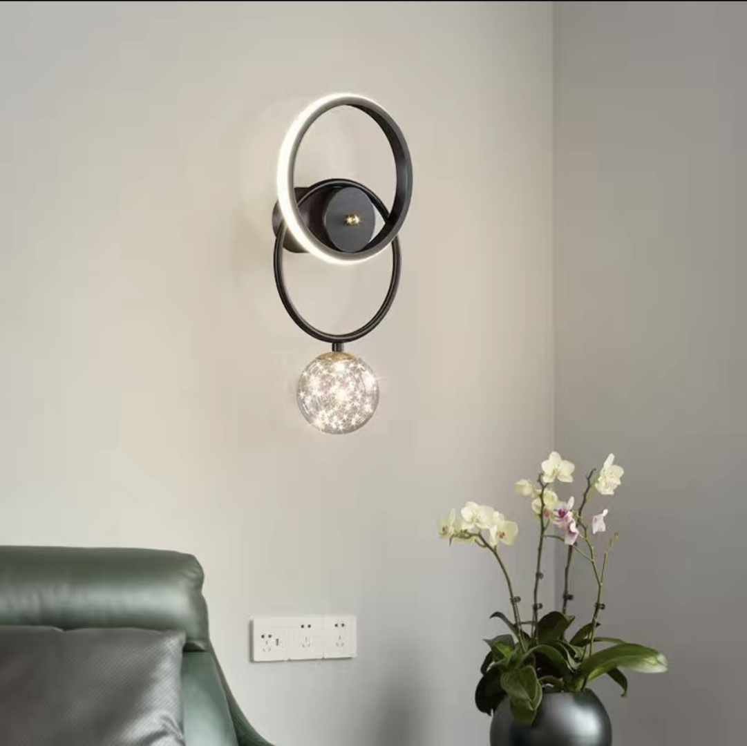 Бра настенный LED, черный