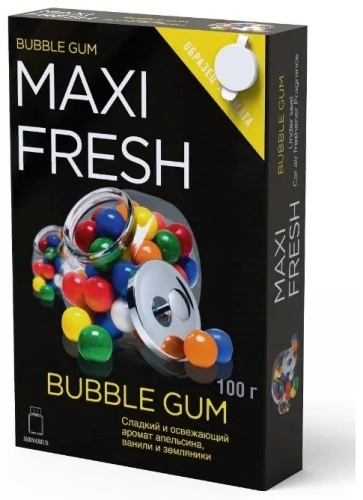 MAXI FRESH ароматизатор гелевый MF-114 Bubble gum