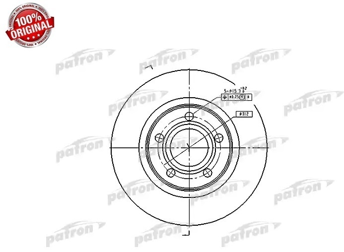 Диски PATRON передние PBD2806