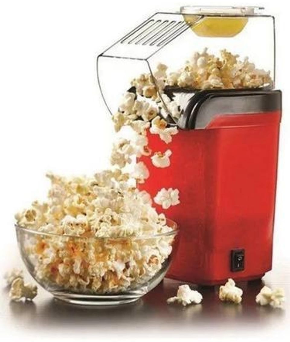 Попкорница Hot air popcorn maker красный