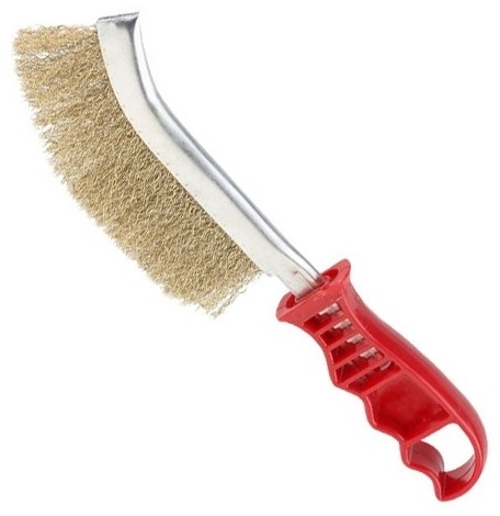Металлическая щетка X-PERT XPE100RED, 220 мм, латунь 1 шт.