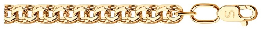SOKOLOV BRA-SO-585-7908938-20 длина 20 см, вес 3.03 г золото, плетение бисмарк