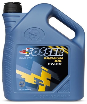 Синтетическое Fosser Premium RSL 5W-50 4 л
