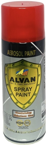 Alvan краска Spray Paint тон красный, 400 мл