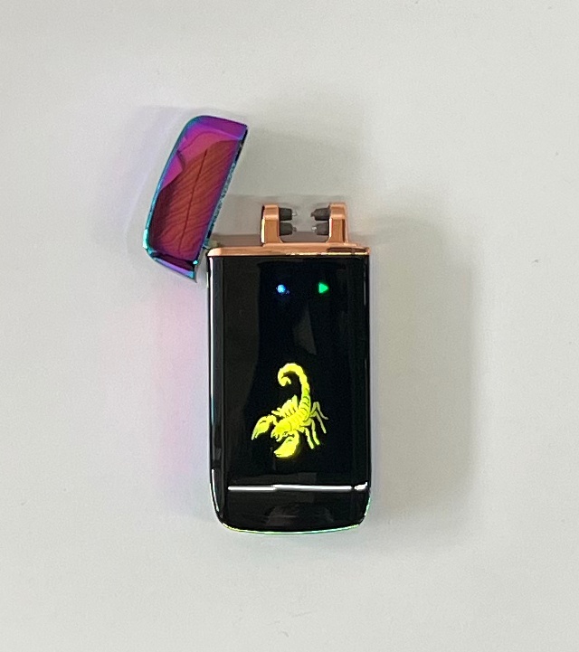 Lighter электронная зажигалка 996411, металлический сплав, ABS пластик
