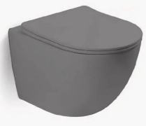 GAULA унитаз YHJ-001, санфаянс матовый серый темный