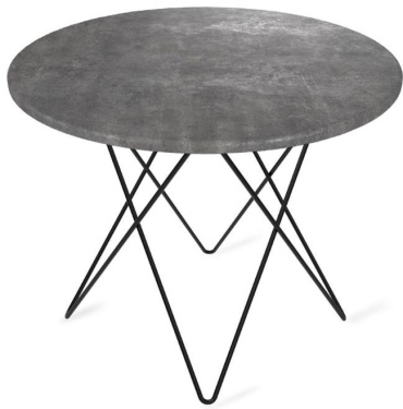 Журнальный столик ТЭТАХОУМ ТТ50/TU37, 50x50x45 см, черный, асфальт
