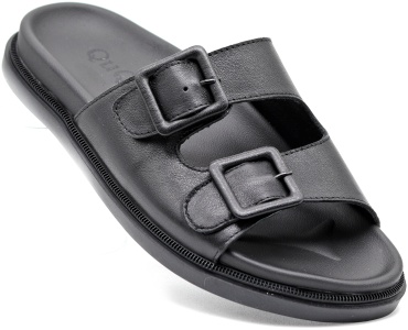 Шлепанцы QuQi Shoes черный