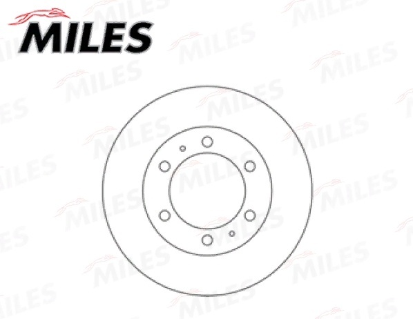 Диски MILES передние K001152
