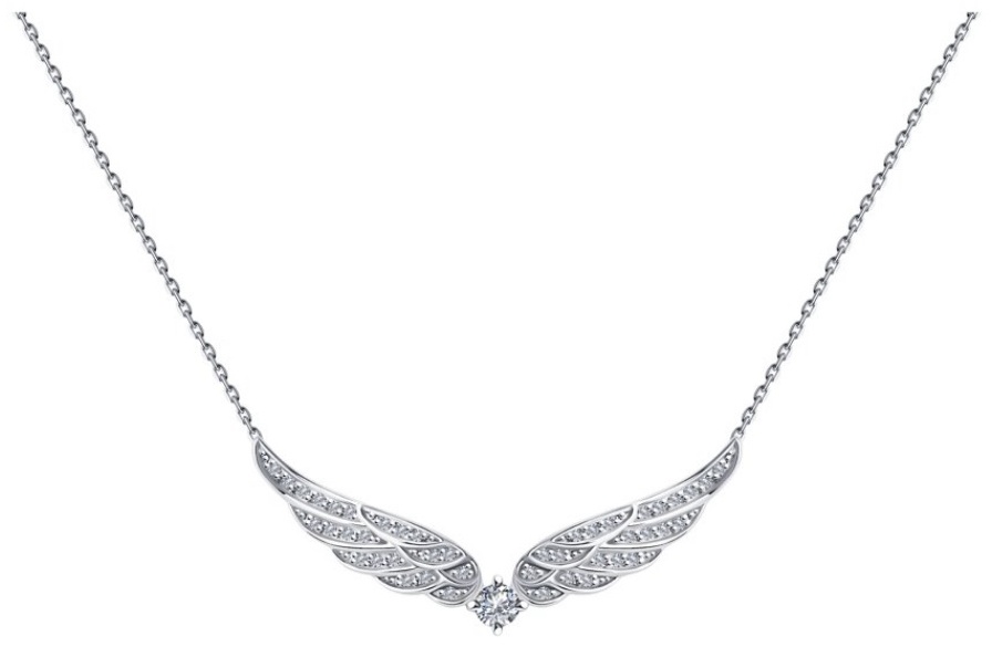 Колье Diamant 876654 длина 45 см вес 3.5 г золото, бриллиант
