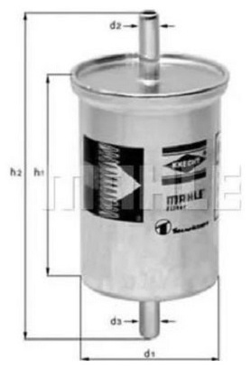 MAHLE топливный фильтр KL2