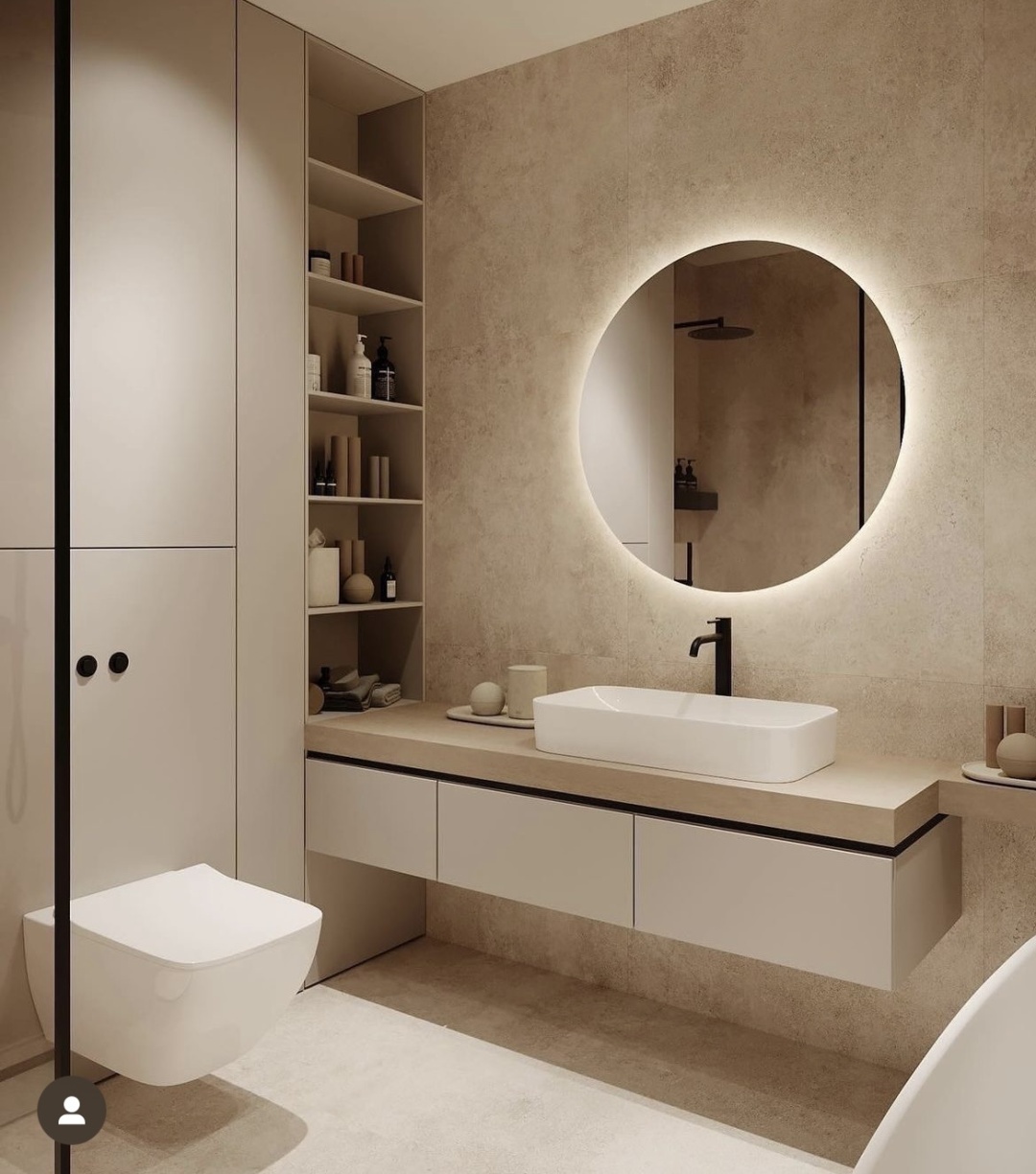 Умное зеркало настенное MIRROR 60x60 см