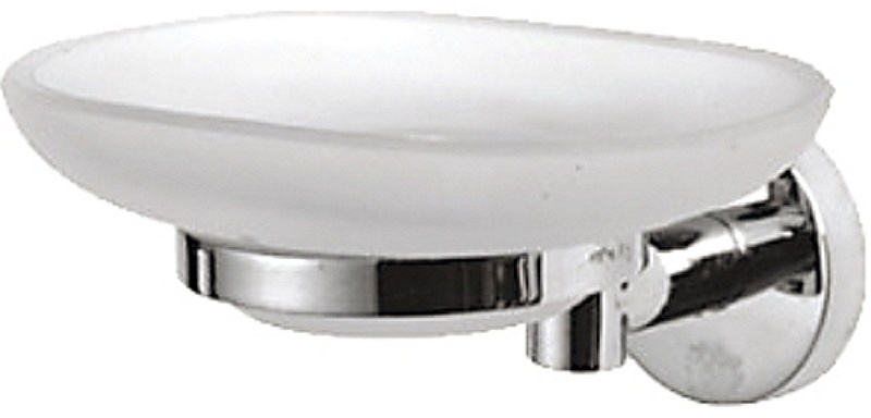 Haiba мыльница HB 1702 1 шт, металл, стекло