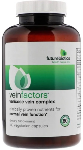 Futurebiotics БАД VeinFactors, Varicose Vein Complex 180 капсул