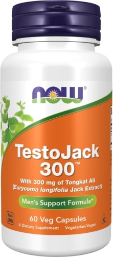 NOW Testo Jack 300, 60 капсул