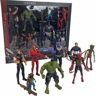 Фигурка Avengers Мстители 7.5 см 8 шт