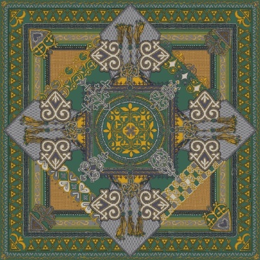 Платок EMPIRE шелк 90 x 90 см