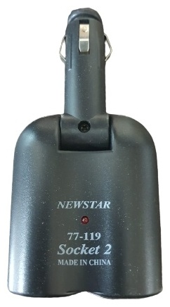 Разветвитель цельный NewStar 77-119 черный