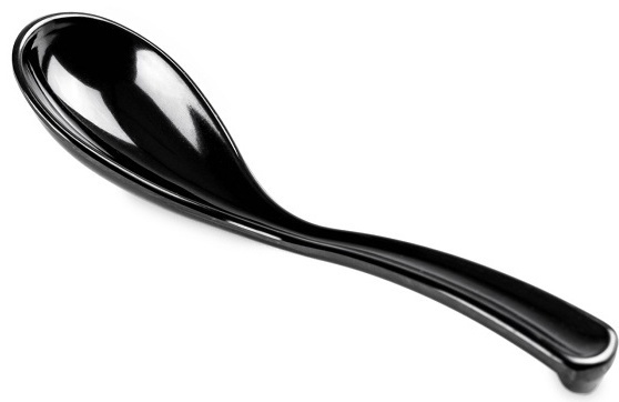 Ложка Sunhand Melamine 1 шт, черный 9301282